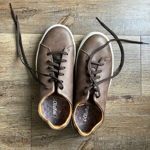 OluKai Men's Lae'ahi Li'Ili Waterproof Leather Shoes - Brown